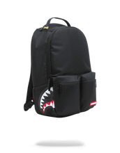 Load image into Gallery viewer, Black Double Cargo Side Shark Backpack