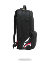 Load image into Gallery viewer, Black Double Cargo Side Shark Backpack