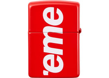 Load image into Gallery viewer, Supreme Logo Zippo - Red
