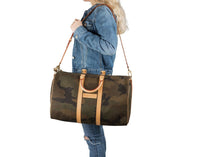 Load image into Gallery viewer, Louis Vuitton x Supreme Keepall Bandouliere Monogram Camo 45
